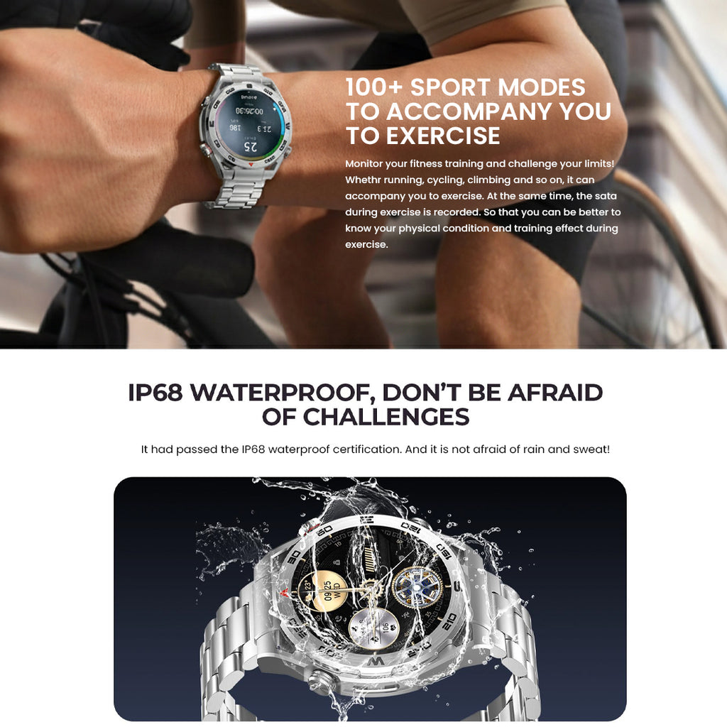 Havit M9030 Ultra Smart Watch - Silver