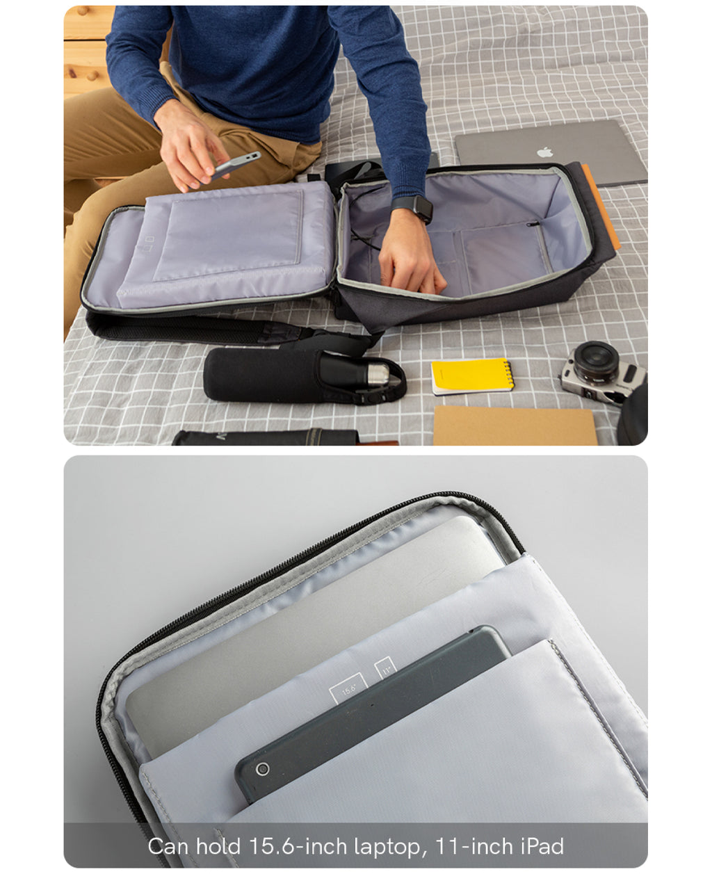 Kingsons Anti-Theft Backpack KS3207W