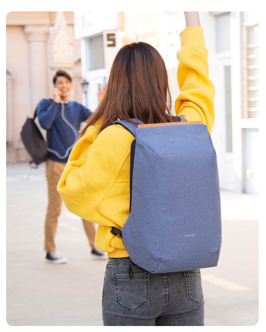 Kingsons Anti-Theft Backpack KS3207W