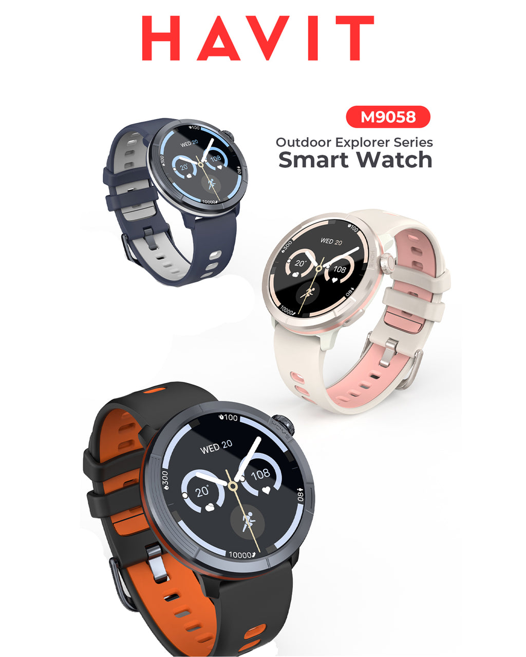 Havit M9058 Smart Watch: Outdoor Professional Explorer Series