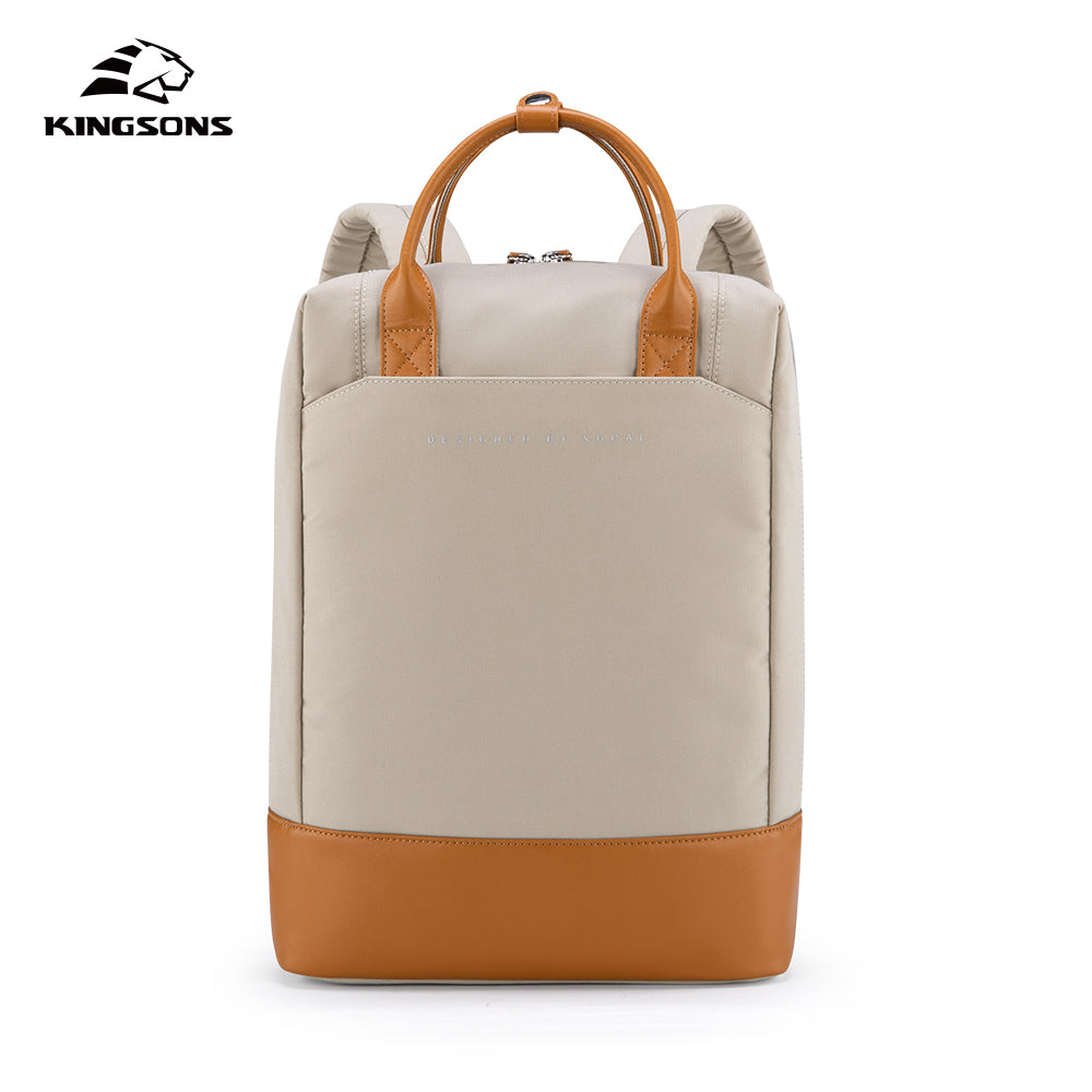 Kingsons Everyday Laptop Backpack - Biege - K10086W