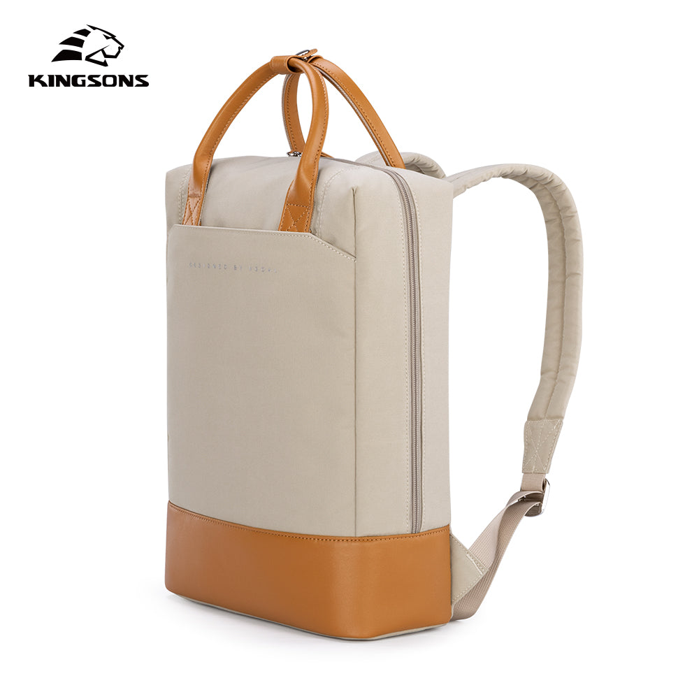 Kingsons Everyday Laptop Backpack - Biege - K10086W