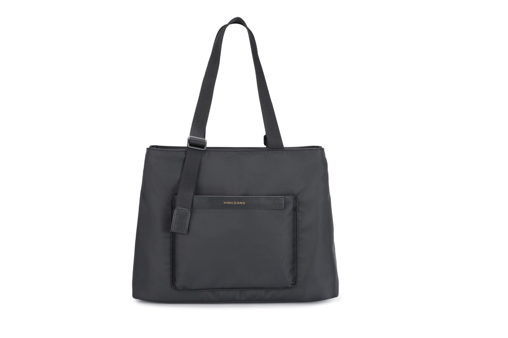 Kingsons Women Tote Bag - Black - KS25001