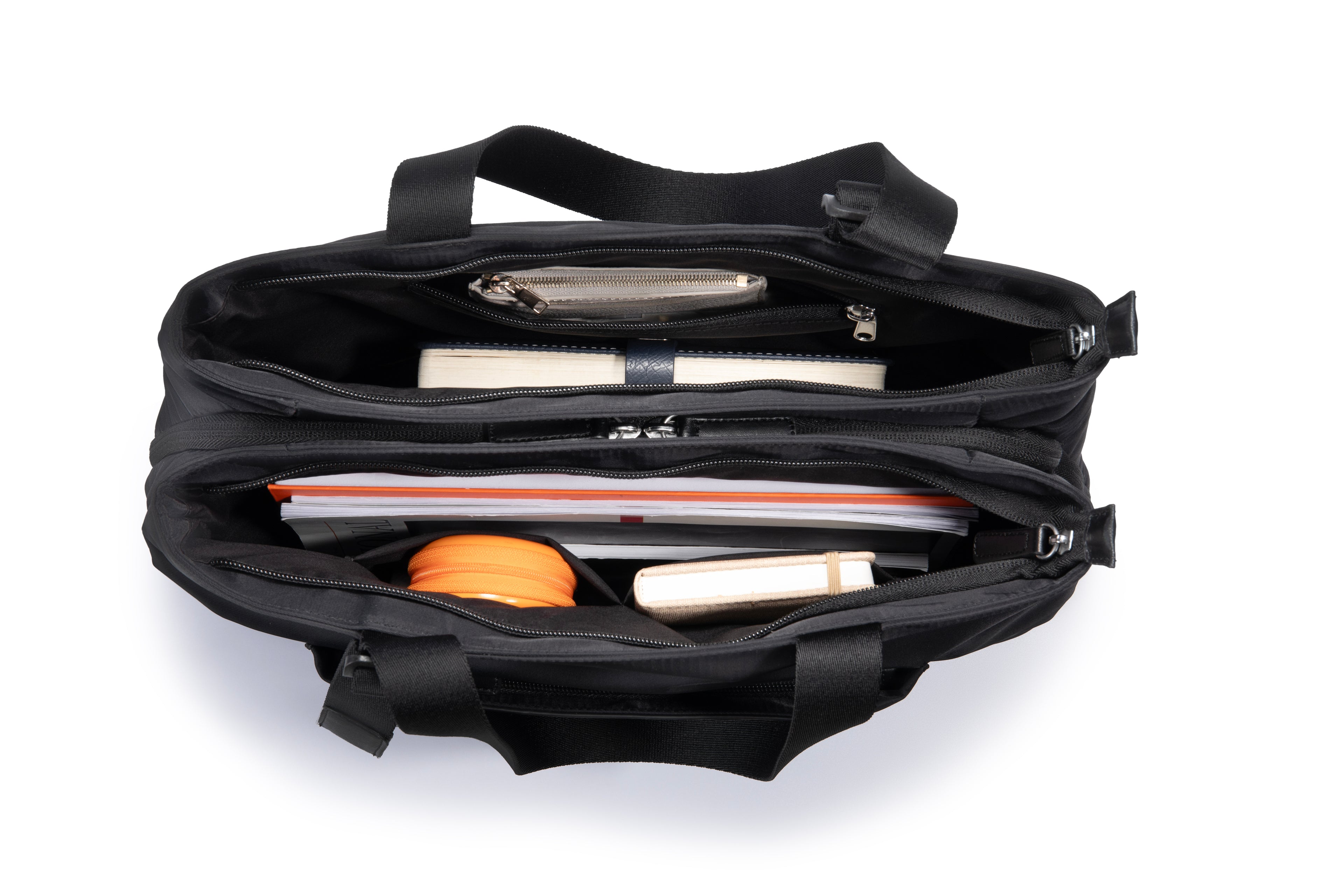 Kingsons Women Tote Bag - Black - KS25001