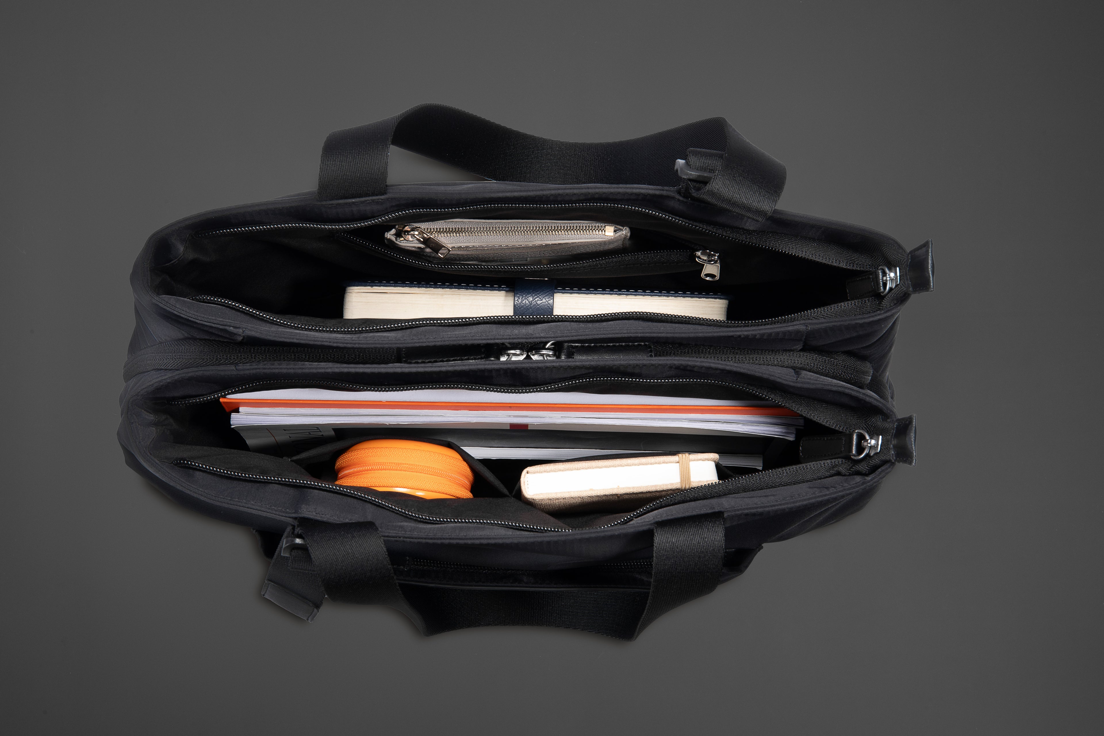 Kingsons Women Tote Bag - Black - KS25001