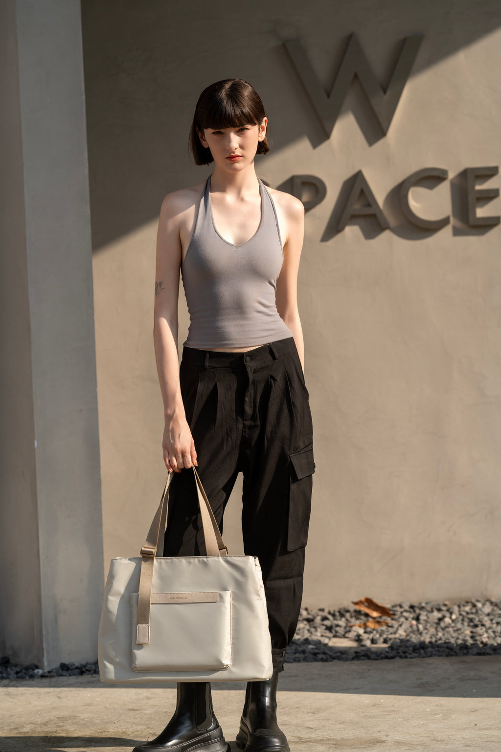 Kingsons Women Tote Bag - Black - KS25001