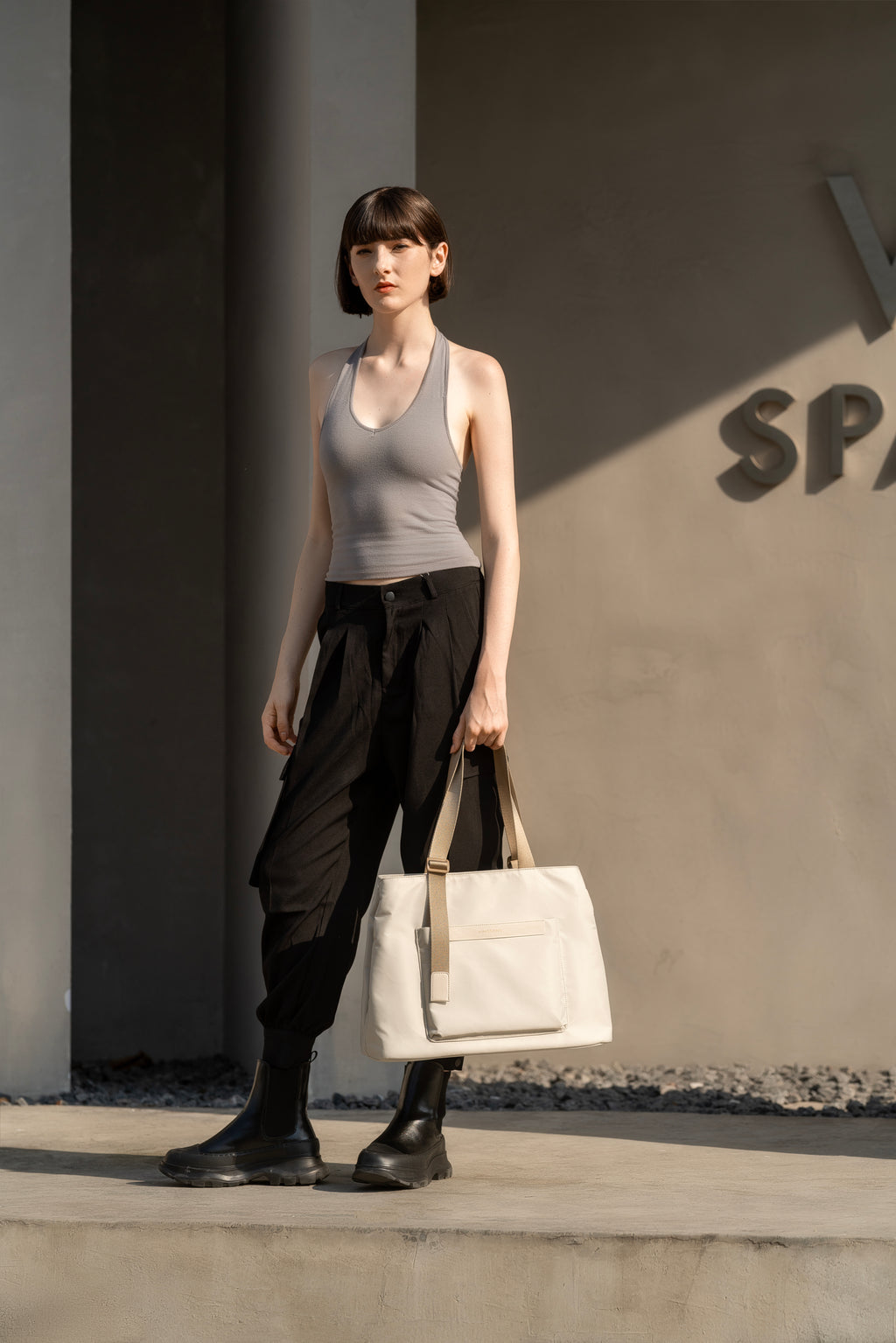 Kingsons Women Tote Bag - Black - KS25001