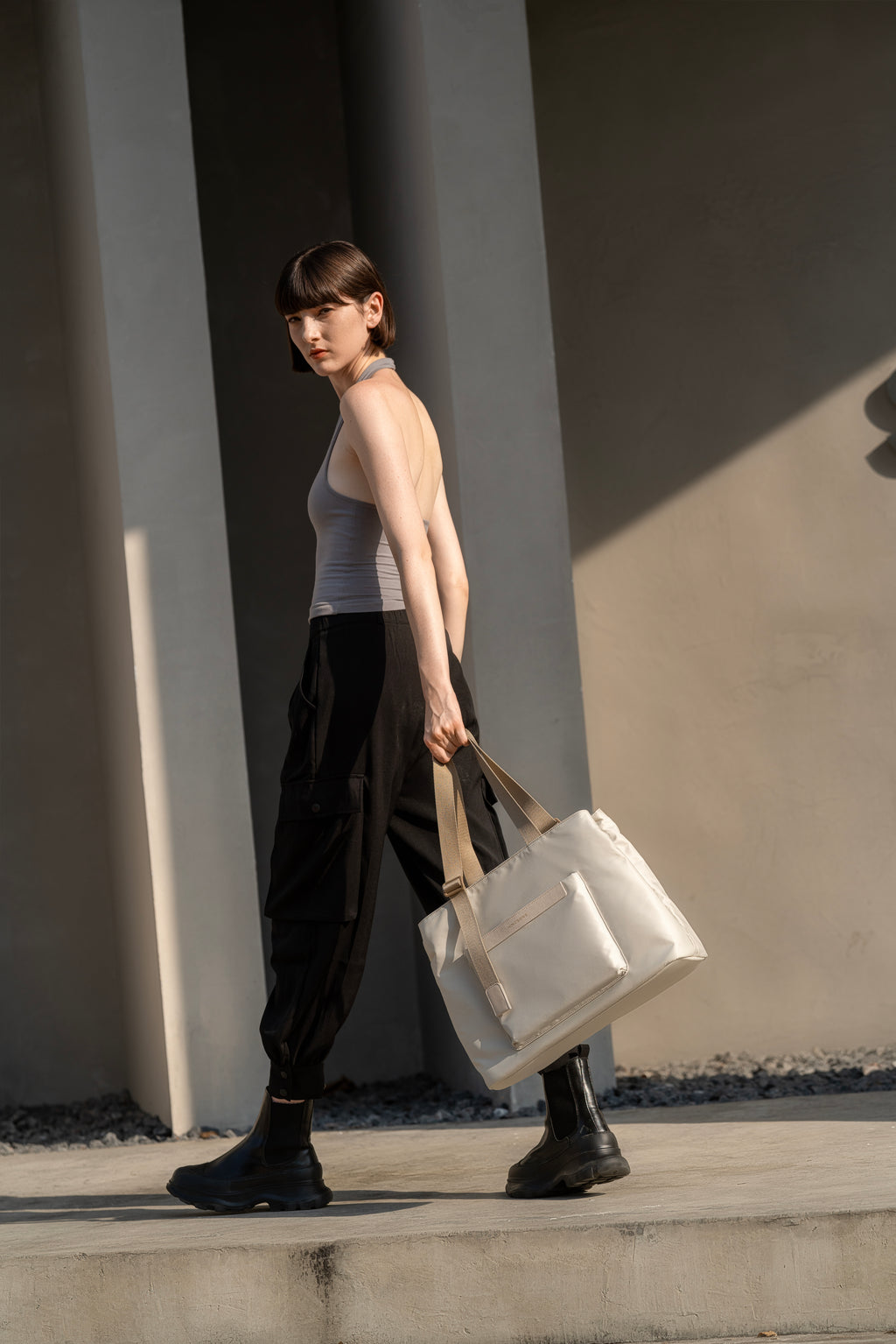 Kingsons Women Tote Bag - Black - KS25001