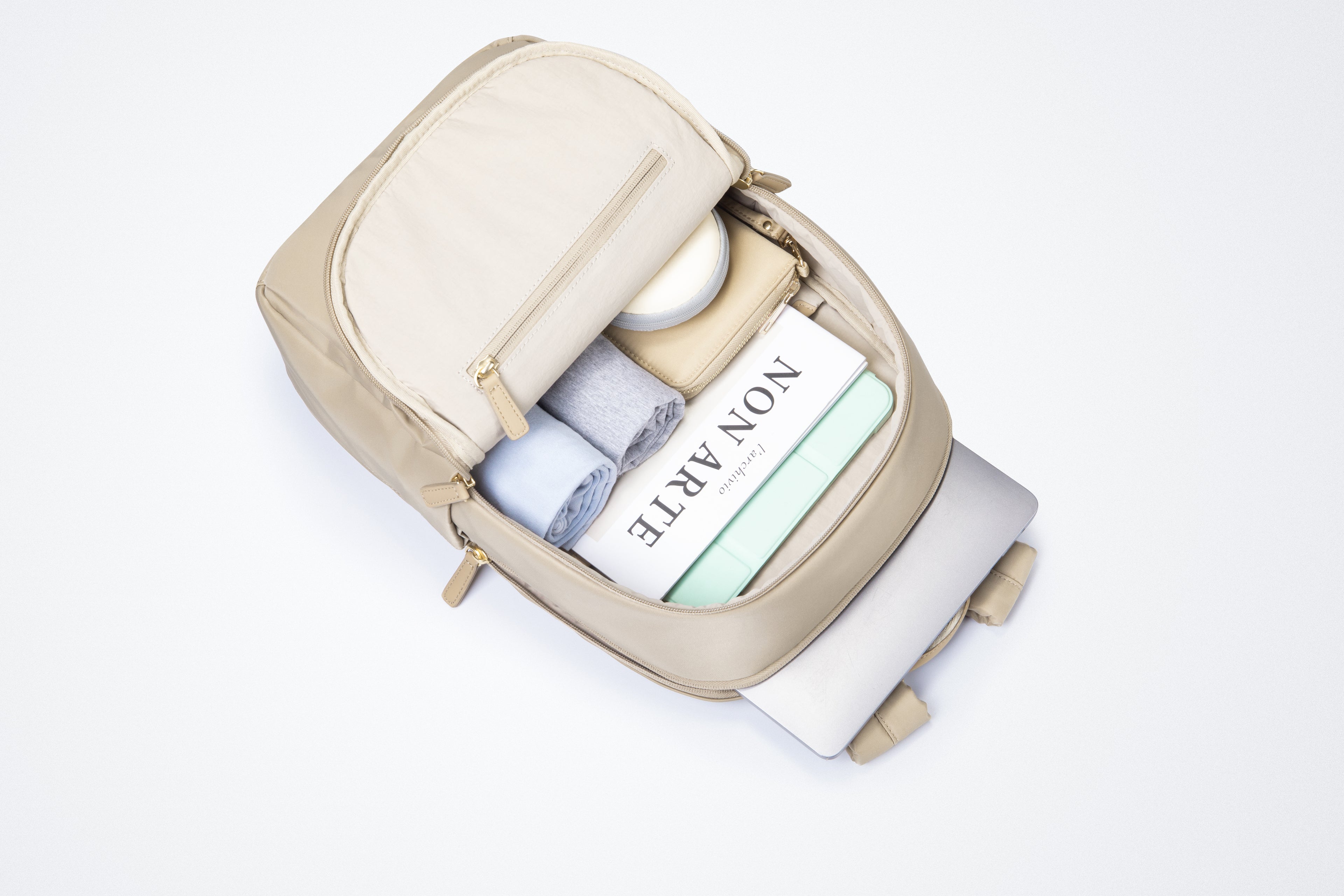 Kingsons Urban Commuter Backpack - Khaki - KS25002