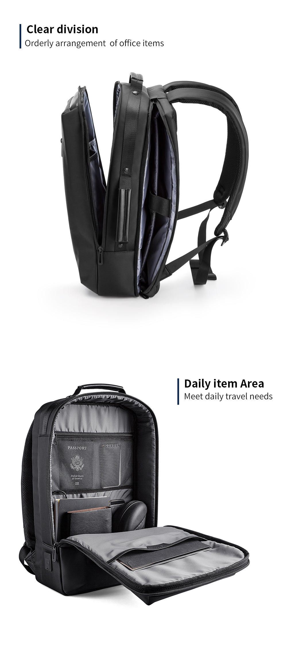 Kingsons Urban Business Commuter Backpack (23L)