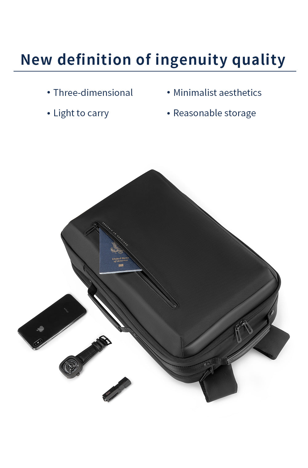 Kingsons Urban Business Commuter Backpack (23L)