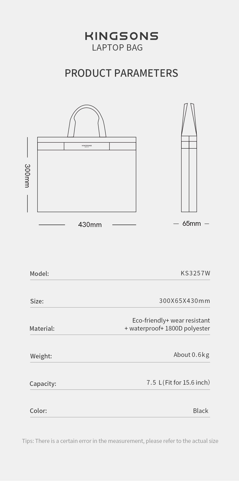 Kingsons Elite Laptop Backpack