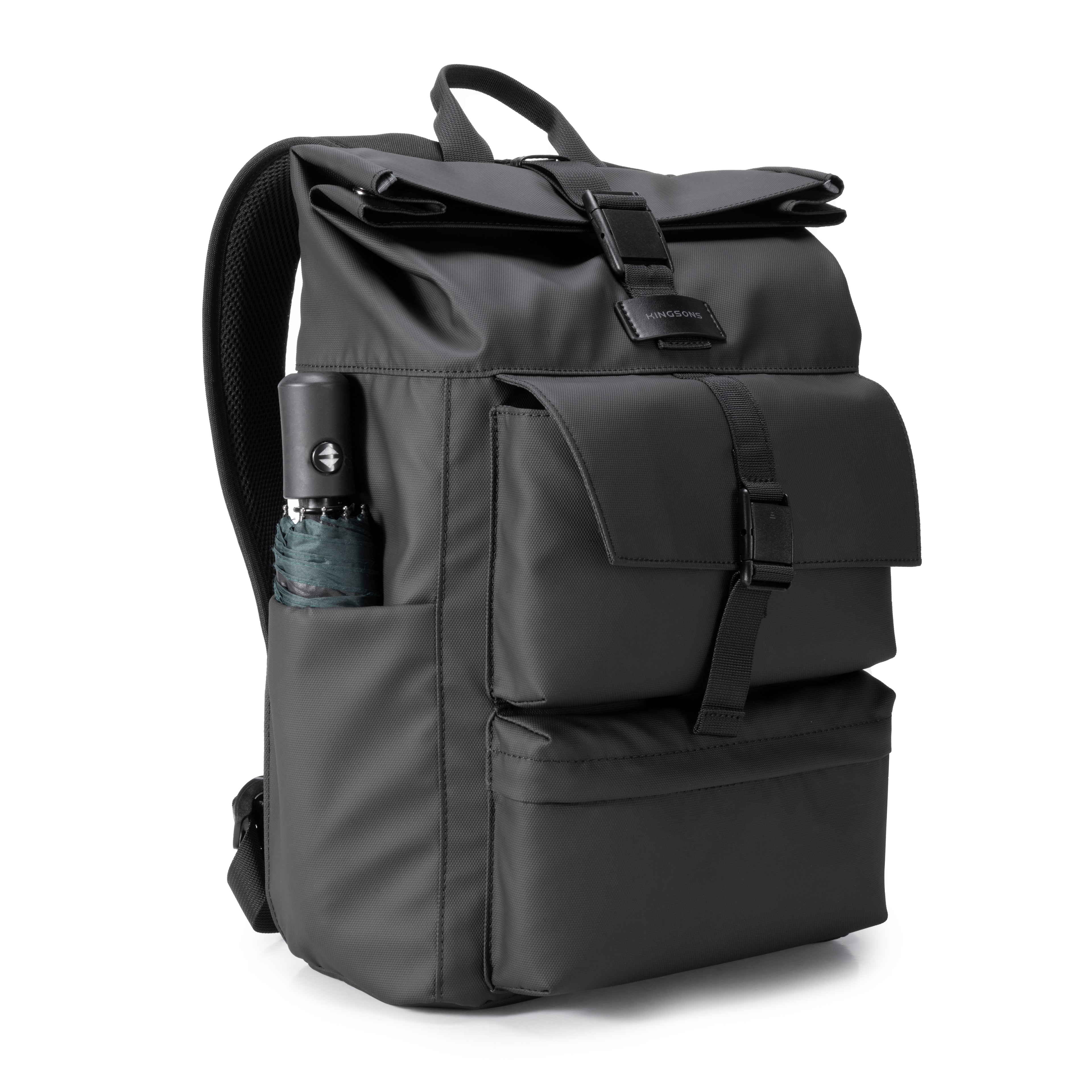 Kingsons VGoal Urban Voyager Backpack - Black - KS3327